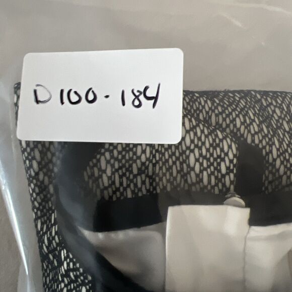 Banana Republic Dress Womens 0 BLack Lace Overlay Sleeveless Scoop Neck Zip - Picture 13 of 13